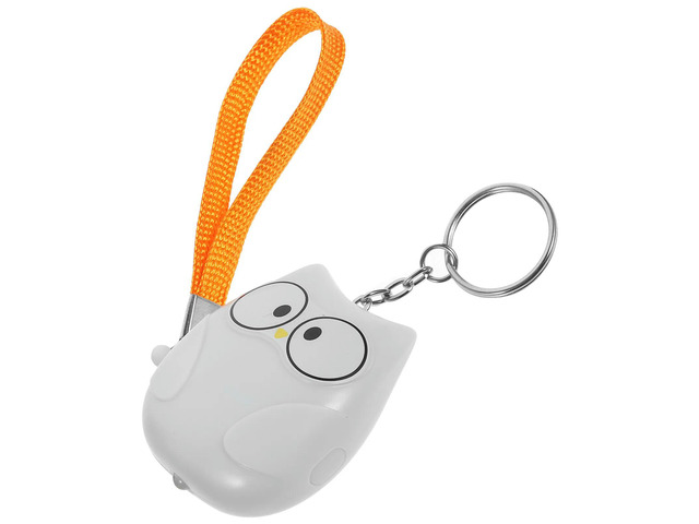 130Db Personal Alarm Keychain for Women Owl Design Safety Security Outdoor Alarm Emergency Alert Device