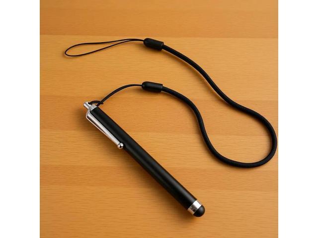 5Pcs Capacitive Stylus Touch Screen Pen Silicone Tip l Lightweight Professional Anti-Lost Lanyard for Phone Tablet Writing