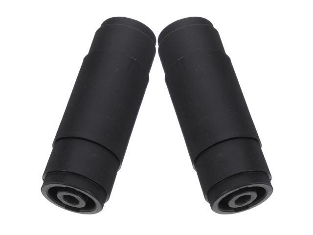 2Pcs Loudspeaker Connectors Audio Male Plug Four- Professional Audio Connector for Stage Speaker Amplifier Cables