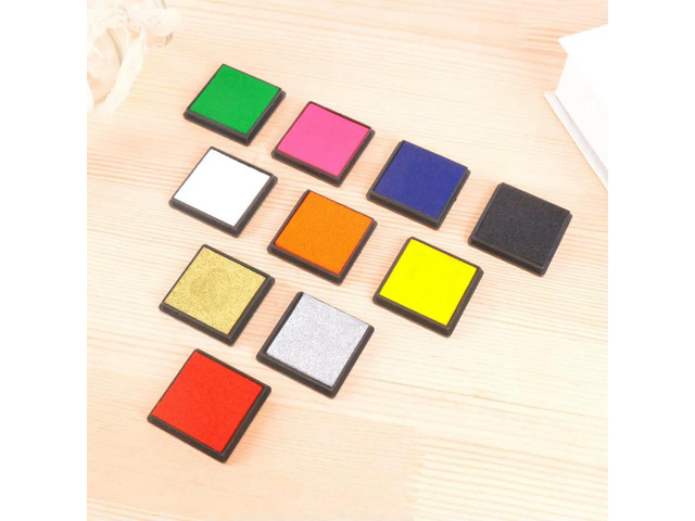 1Set 15 Colors Safe Washable Finger Inkpad Easy Hand Clean Kids Art Supplies for DIY Crafts Finger Painting Wall Decoration