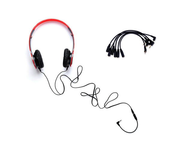 6Pcs Audio Extension Cable 2.5mm Male to 3.5mm Female Earphone Adapter Plastic Extension Cable for Cd Players Speakers Pc TV