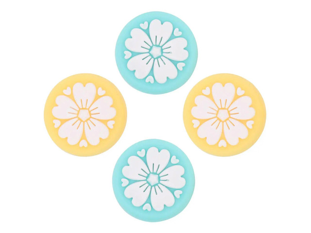 4Pcs Silicone Joystick Grip Button Covers for Ps Controllers Thumbstick Protection Wear Resistant Comfortable Skin