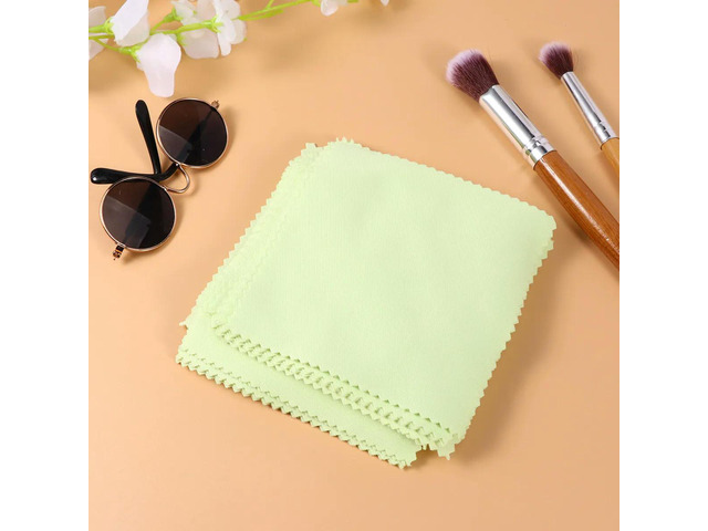 80Pcs Ultra Soft Microfiber Cleaning Cloth for Eyewear Camera Lens Mobile Screen Computer Monitor Dust Fingerprints Oil Smudges