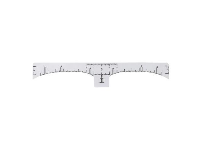 100Pcs Professional Eyebrow Ruler for Microblading Brow Shaping Symmetrical Placement Accurate Measurement