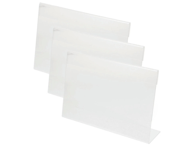 3Pcs Acrylic Price Display Holder Sign el Holder for Retail Market Supermarket Store Multi-Function Price Tag Stand