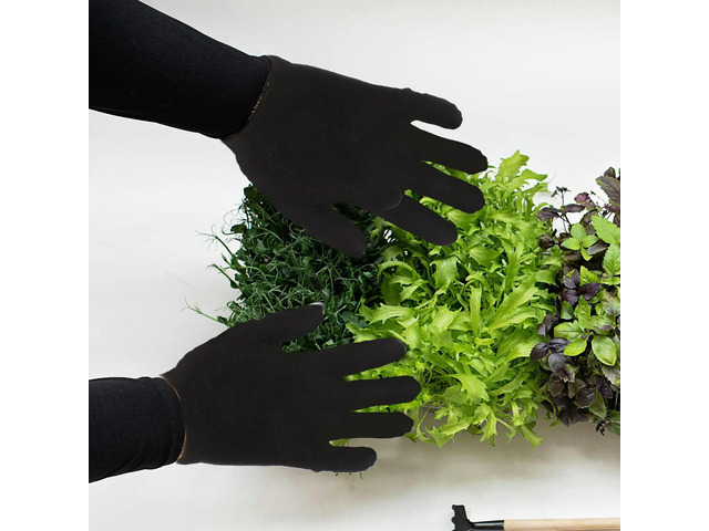 12Pairs Thicken Cotton Working Gloves Waterproof Anti-Skid Breathable Wear-Resistant Safety Gloves for Gardening Warehouse
