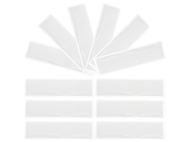 1Set Transparent Wall Name Tag Holder Adhesive Index Card Pockets el Organizer for Library Office Warehouse Cubicle Name