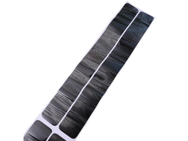 1Set Carbon Fiber Door Edge Protector Sticker Black Heavy Duty Scuff Oil Water Auto Body Protection Film