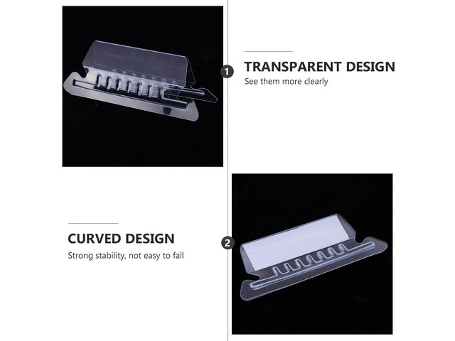 PVC el Holder Transparent Tooth Clamp for Price Tags Memo Clips Signage Holders Small Light Easy Clip on Shelves Retail Use