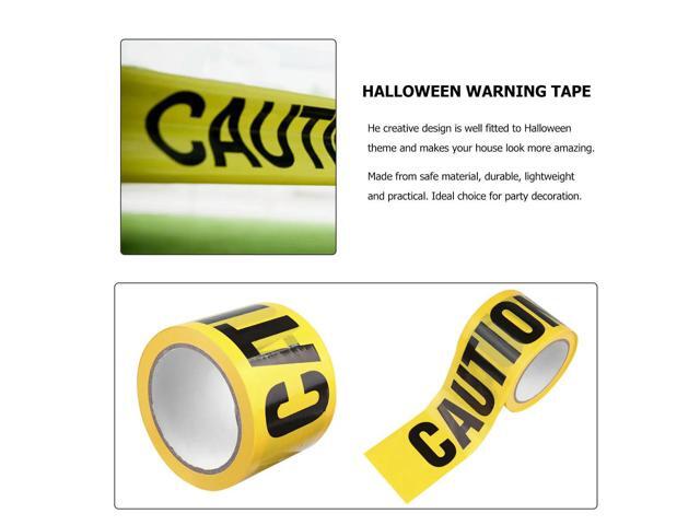 1Pcs Halloween Party Decoration Caution Tape Pe Material Spooky Atmosphere Cordon Tape for Home Bar Ktv Haunted House Event