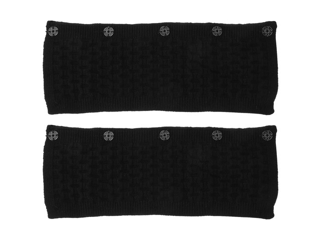 2Pcs Black Universal Woolen Headphone Protective Covers Headband Cushions Scratch Resistant Replacement Pads Dustproof Winter