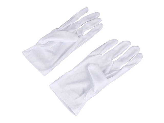 12Pairs Lightweight Protective Gloves for Gardening Industrial Work Jewelry Handling Coin Collection Fingerprint-Free