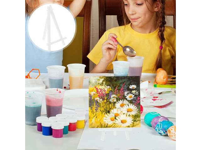 10Pcs Foldable Lightweight Tabletop Easel Display Stand for Art Painting Parties Exhibitions Photo Frame Picture Easel Holder