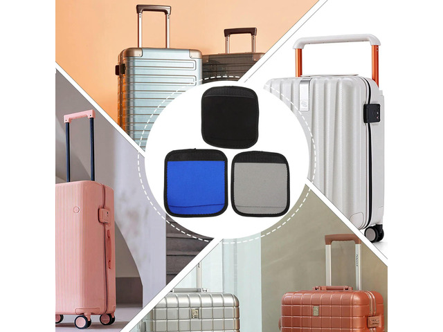 3Pcs Handle Cover Wrap Luggage Handle Protector for Travel Suitcase Bag Handbag Comfortable Grip Decorative Identification