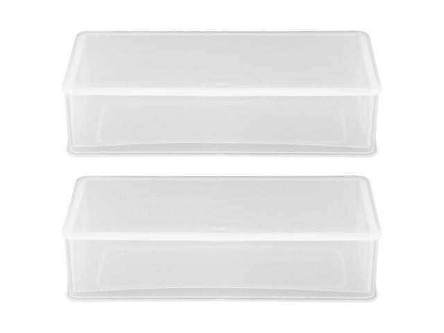 2Pcs Coin Holder Large Space Dust Resistant Plastic Coin Case Organizer for Coins Banknotes Medallions Collector Display