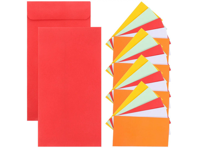 50Pcs Colorful Cash Envelopes Thick Paper Budget Organizer Small Money Saving Envelopes Coins Pouch Wallet for Travel