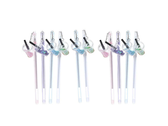 10Pcs Pendant Gel Ink Pen Set Cartoon Marker Pens Safe Water-Based Ink for Daily Writing Crafting Scrapbooking Office School