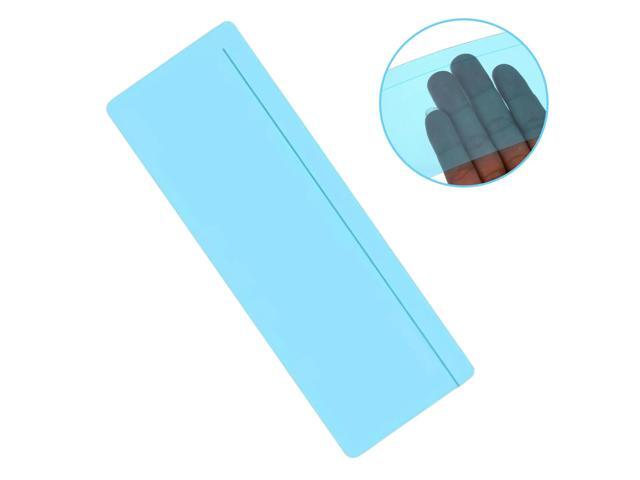 8Pcs Dyslexia Reading Strips Blue Guided Highlight Overlay Bookmarks Classroom Reading Aid Visual Stress Reduction Strips
