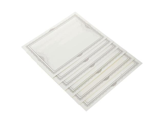 6 Sheets Printable Certificate Paper Blank Diploma Certificates Writable School Awards Academic Graduation Completion