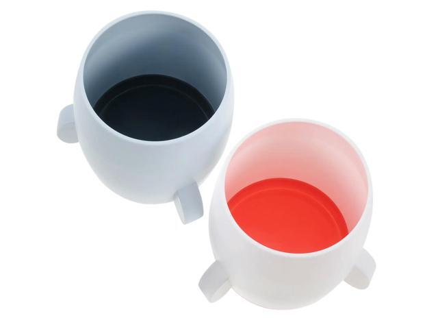 2Pcs Stylish Rocket Design Pencil Holder Pen Organizer for Makeup Brushes Eyeliners Eyebrow Pencils Crayons Classroom Desk Space