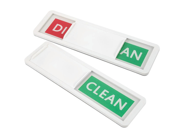 2Pcs Clean Dirty Dishwasher Magnet Sign Magnetic Status Indicator for Dishwashers Washing Machines Homes Kitchens Offices Daily