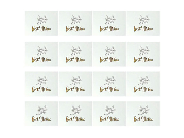 1Set Hot Stamping Congratulation Cards High Class Material for Lover Friends Holiday Greeting Wedding Gift Cards