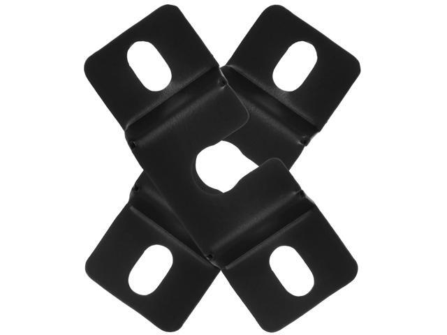 Black Wall Mount Bracket for Sound Bar Speakers Under Stand l Material Speaker Shelf Mounting Brackets Secure