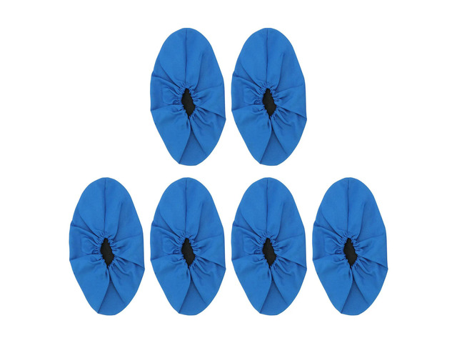 3Pairs Cloth Washable Shoe Covers Non-Skid Breathable Durable Indoor Household Shoe Protectors Dustproof Shoes Cover