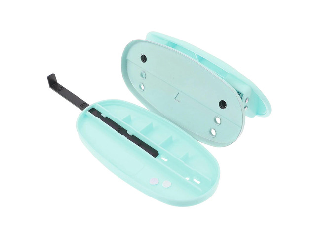 Professional Two Hole Puncher for Loose Leaf Paper Sheets Index Cards Gift Tags Thin Plastic Craft Paper Desktop Office Supply