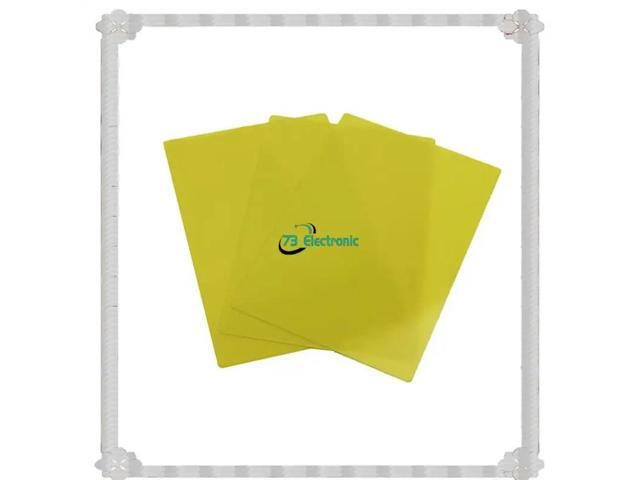 3Pcs 3240 Yellow Epoxy Fiber Board For Lifepo4 Pack DIY Insulation Plate & Heat Shield 0.5X128x195mm