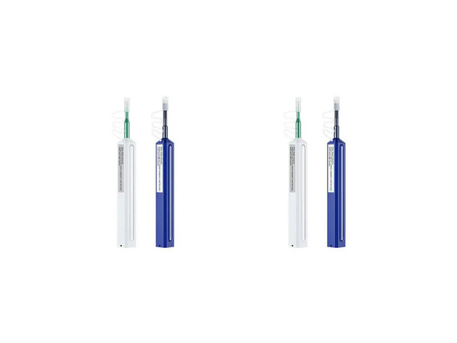 4PCS Fiber Optic Cleaner Pen 2.5Mm For LC/MU 1.25Mm For SC/FC/ST Connector Optical Fiber Optic Cleaning P