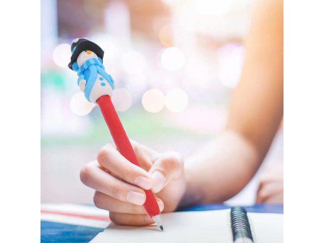 4Pcs Christmas Pens Writing Pens Smooth Wear Resistant Office Student Supplies Signature Pen Gel Pen