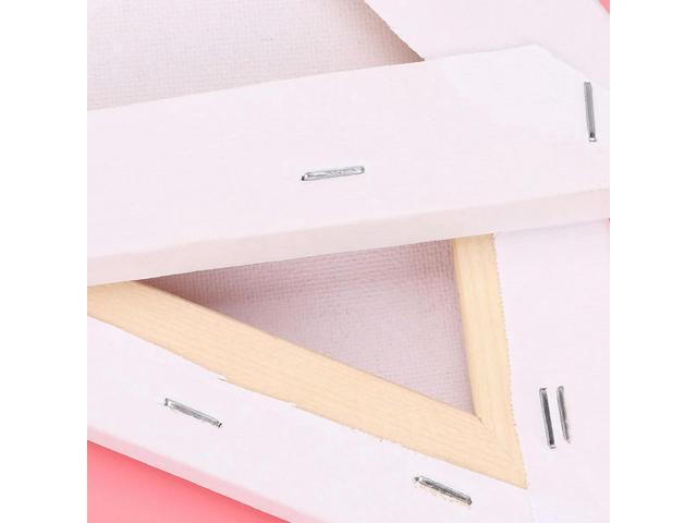 2Pcs Oil Painting Frame Cotton Drawing Board Triangle Style White 20Cm Creative Drawing Panel for Students and Hobbyists