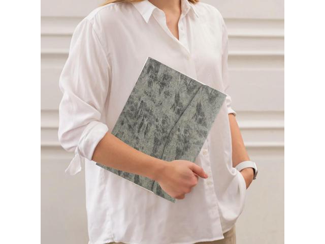 A4 Size PU File Folder with Snap Closure Document Holder for Office Home Travel Use File Organizer Document Bag