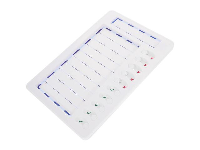 Chores Chart for Teens Physical Button Task Progress Tracker Creative Household Reminder Board for Family Use