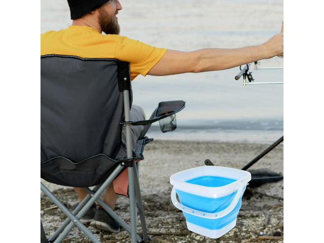 1Pcs Foldable Durable Silicone Brush Washing Bucket Thickened Painting Tool Barrel Cleaning Fishing