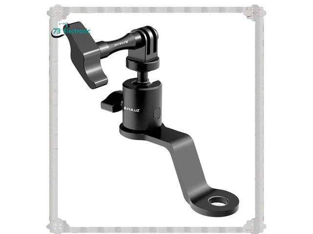PULUZ Aluminum Alloy Rearview Mirror Holder Mount For Motorcycle Action Camera Accessories