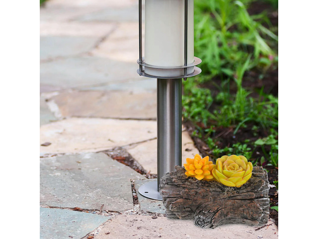 Resin Tree Stump Key Hider Realistic Camouflage Design Hidden Container for Outside Garden Yard Outdoor Use Weather