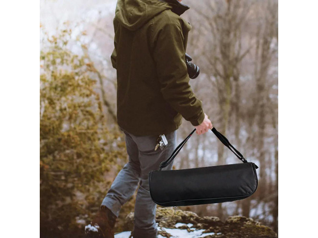 40Cm Premium Nylon Tripod Pouch Compact Shoulder Bag for Camera Gear Travel Essentials Toothbrush Keys Towel Shaver