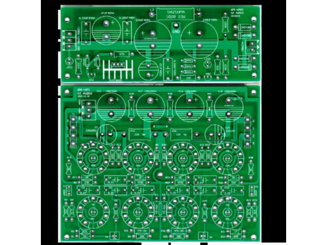 Huaji audio tube bile machine amplifier ST-6P1PP 2*10W push-pull merge machine PCB circuit board
