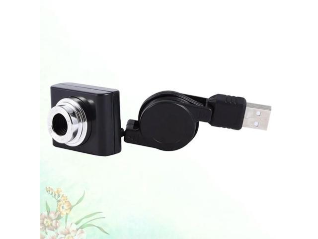 120 Degree USB Webcam No Driver Installation Plug and Play Auto White Balance Manual Focus Rotatable Lens for Live Teaching