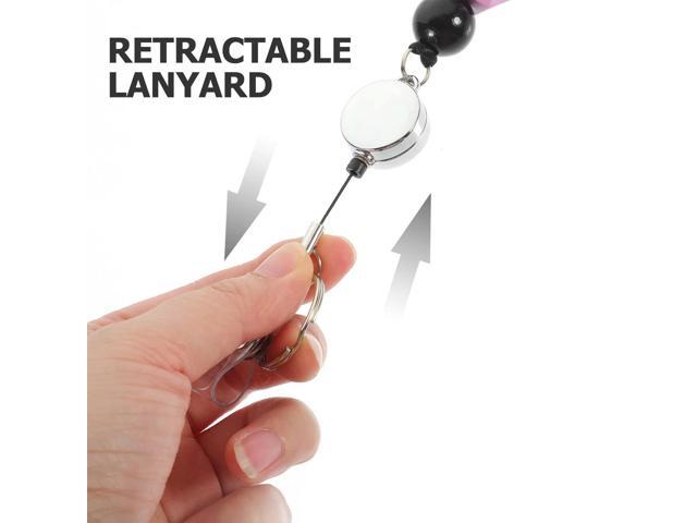 1Set Lanyard with Card Holder Id Badge Holder Transparent Protective Sleeve Detachable Neck Strap Suitable for School Office
