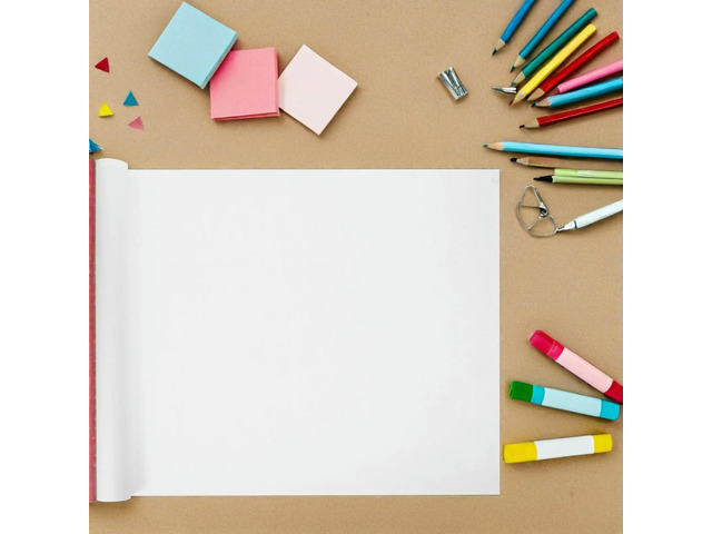 2Pcs Drawing Paper Roll 45Cm X 5M Thick Smooth PH Neutral Recycled Sketch Paper for Pencils Ink Charcoal Watercolor