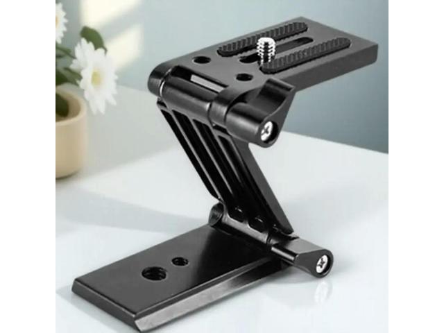 Z Shape Tripod Head Bracket Cnc Aluminum Lightweight Tilt Mount for Monopod Slider Rail Camera Cage Stabilizer