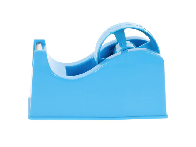 Tape Dispenser Desktop Stationery Adhesive Paper Cutting Machine Sealing Packaging Parcel Tape Seat Holder Random Color