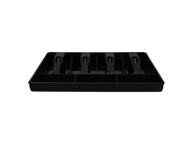 3 Coins Cashier Drawer Tray Insert Heavy Duty ABS Plastic for Supermarket Use Cash Drawer Coins Tray
