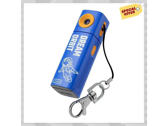 Digital 2K Thumb Keychain Camera Mini Action Camera Retro Video Recorder Pocket Small Camcorder