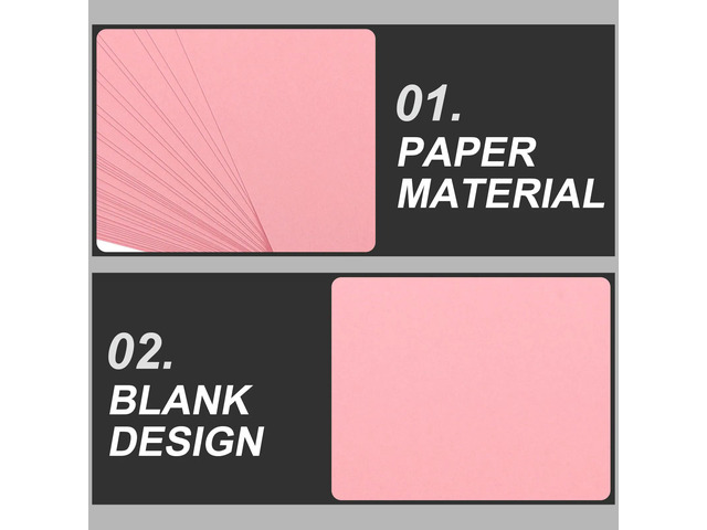 50 Sheets A4 Pink Card Paper Craft Supplies for DIY Art Projects Drawing Origami Scrapbooking Birthday Wedding Baby Shower