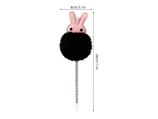 6Pcs Rabbit Gel Pen Soft Touch Kids Pen Set Smooth Ink Flow Writing Tool Creative Design Fun Stationery for Little Ones Gift
