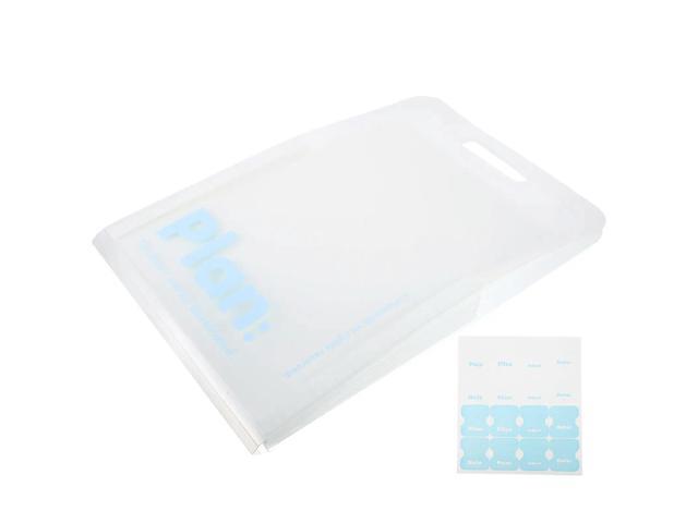 Large Capacity Multi-Layer A4 File Folder Lightweight Plastic Accordion Organizer for Documents Bills Receipts Coupons